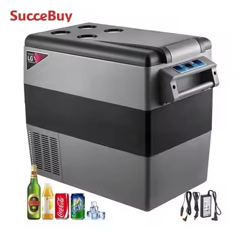 SucceBuy 20L 22L 35L 45L 55L Car Refrigerator Mini Fridge Freezer Portable Compressor Cooler 12/24V 