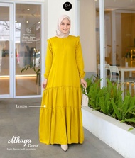 ATHAYA DRESS ▫️COD ▫️TERBARU GAMIS BY DINDA MULIA