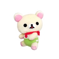 日本白色鬆弛熊Rilakkuma San-X日版sanx小白熊牛奶熊輕鬆小熊Korilakkuma拉拉熊甜心熊側身抱抱戶外甲蟲紅色蝴蝶結Soft Plush Japan景品大毛公仔娃娃可愛毛絨 全新