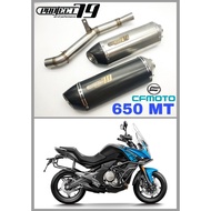 Project79 Exhaust CFMOTO 650MT Slip on Piping Muffler Stainless Steel Project79 QPM04SV/BK/CB/CCB CF