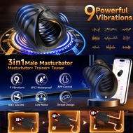 App Control Male Masturbator Vibrating Penile Ring 飞机环 Masterbater for man sex toy for man adult toy