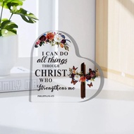 Bible verse acrylic decoration Ph 4:13