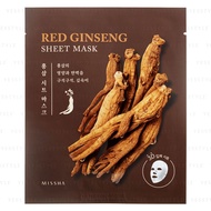 Missha red ginseng sheet Korean red ginseng Mask