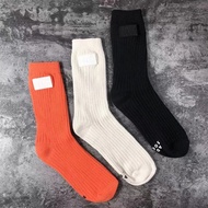ADER ERROR Ribbed Logo Socks// Korea/Men Women Can Wear/Socks