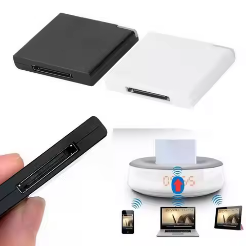 Black White 30 Pin Dock Speaker For Bose Sounddock Bluetooth A2DP Music Receiver Audio Wireless Adap