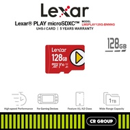 Lexar PLAY microSDXC UHS-I Card (205MB/s) - 128GB/256GB/512GB (5Yrs LEXAR Warranty)