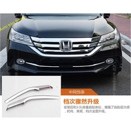 Chrome Front Center Bumper Bottom Grill Racing Grille Panel Accessories Cover Trim Fit For Honda Accord 2013 2014 2015