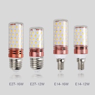 E12 led Bulbs mini candle light bulb 12w 16w warm white 4000K tri colour led corn bulb sunshine E27 E14 holder for home deco
