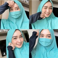 Tudung instant souk with mask Adult