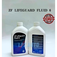 (100% ORIGINAL) ZF Lifeguard Fluid 6 Auto Transmission Fluid Auto Oil 6HP 1L Bentley BMW GA6HP19Z E6