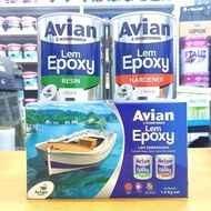 LEM EPOXY AVIAN 2 KOMPONEN RESIN DAN HARDERNER BESAR