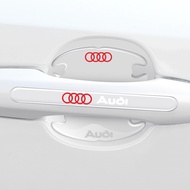Universal Car Door Handle Bowl Scratch Transparent Protection Stickers For Audi A1 A3 A4 A5 A6 A7 A8 B6 B8 B9 C5 Q3 Q5 Q7 Q8 Q5L SQ5 R8 TT Slise  Car Exterior Accessories