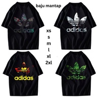 <baju mantap> Adidas cop ori baju t-shirt lengan pendek lelaki perempuan cotton adidas hijau kuning 