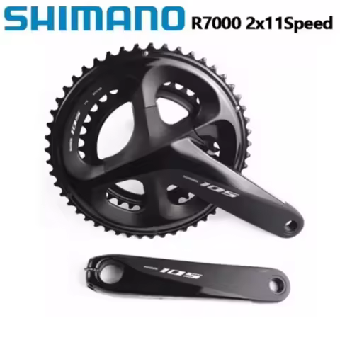Shimano 105 R7100 Crankset 2x12 Speed R7000 2x11s 165/170/172.5/175mm 52-36T/53-39T/50-34T Road Bike