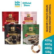 QUAKER 5 Multigrain Mix Oats (White, Red, Black, Chia) 3 Minute Quick Meal 桂格五即食麥片