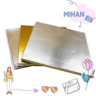 MIHAN Engraving Drawing paper, 70 micron Thick Gold Foil Aluminum Foil Art Paper, making DIY Engravi