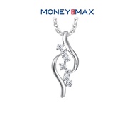 925 Silver Moissanite Sparkle Swirl Pendant | MoneyMax | 925 Silver Moissanite Pendant | MSP575