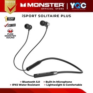 Monster Wireless Earphones iSport Solitaire Plus Pure Monster Sound