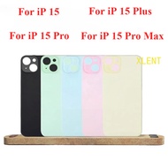 For 15 15 Plus 15 Pro 15 Pro Max Back Glass Cover Back Glass Replacement Rear Door Housing Battery C