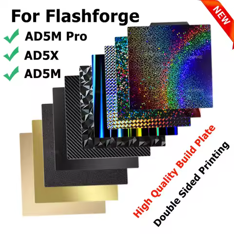 Build Plate For Flashforge AD5X – Multicolor 3D Printer for High-Speed Full-Color Printing Adventure