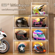 Transparent Cabinet Clear Box Storage Bag Motorcycle Helmet Plastic