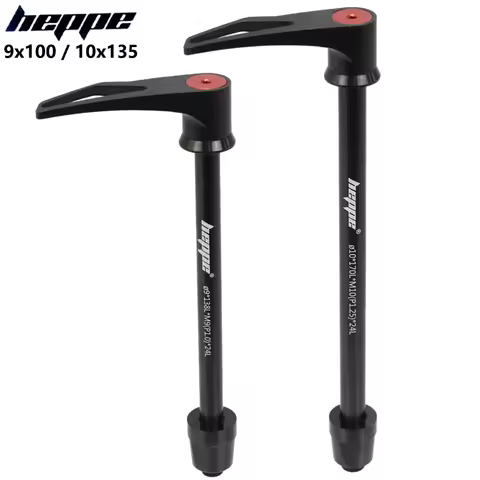 HEPPE Bike Thru Axle 9x100 10x135 MTB Road Bike Front Rear Wheel Hub Thru Axle Bike Hub Shaft Skewer