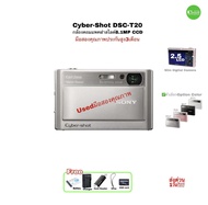 Sony Cyber-Shot  DSC-T20 8.1MP Compact Camera Slim Slide กล้องคอมแพค 3X  Carl Zeiss เลนส์ดีคมชัดสูง 