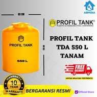 Toren Air Profil Tank 550 Tanam - TDA 550 Liter 