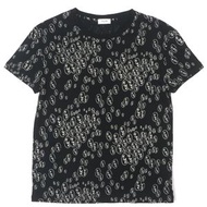 CELINE Christian Marclay 19SS 2X008388E 100% 純棉全印花圓領短袖 T 卹，輕薄，黑白相間，S 碼，日本製造，正品，男士推薦。