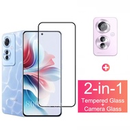 Tempered Glass Full Cover Screen Protector For OPPO Reno 11F 11 10 9 8T 8 Pro Plus 5G 4G Glass Film and Camera Protector