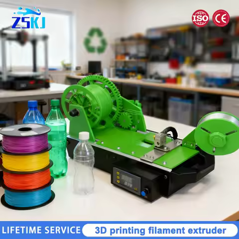 Desktop Extruder 3D Printing Filament Maker PET Bottle Plastic 3D Printing Consumables Tool Filament