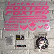 【hot sale】 FOXTER MTB Frame Decals Stickers MORE COLORS