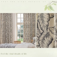 New American Country Fresh Style Green Floral Blackout Curtains for Living Room Bedroom with Light L