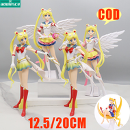 AD【ready stock】12.5/20cm Cartoon Sailor Moon Action Figures Moon Power Pvc Model Anime Collection Kit Gift Toy 1Pcs action figure cake decoration model gift toys ของเด็กเล่น【cod】【fast】