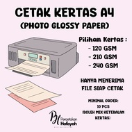 PRINT A4 GLOSSY PHOTO PAPER