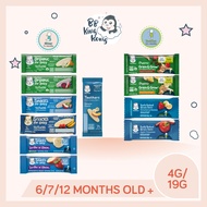 BB King Kong Gerber Snack Pack Soft Baked Bars 19G/Teether Snack AppleStraw 4G/BananaPeach 4G/