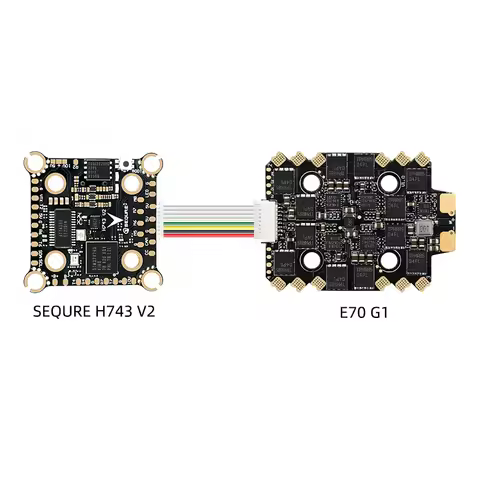 Sequre H743 V2 E70 G1 Stack 20mm Installation Hole Spacing FC ICM42688P 70A 128K ESC 4-8S for Freest