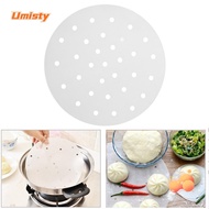 UMISTY 50pcs Dim Sum Paper Eco-friendly Cookware White Cooking Tools