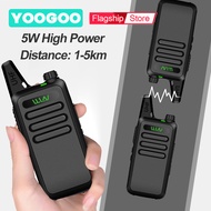 YOOGOO Walkie Talkie Dual Band  Radio Komunikasi with Led HT WLN  UHF Two Way Rrdio