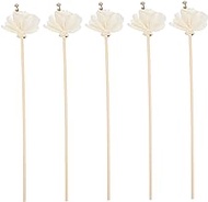 ORFOFE 5Pcs dried peony flower perfume diffuser stick Decorative Flower Aroma flower rattan Diffuser sticks aroma rattan flower reed diffuser Volatile stick fragrance dried flowers