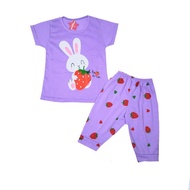 GIRLS' SUITS AGED 1-8 YEARS STRAWBERRY BUNNY PICTURES // GIRLS' SUITS