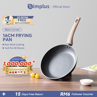 Simplus 24cm Fry Pan Non Stick Coating Periuk PFOA Free Compatible With All Stovetops & Induction