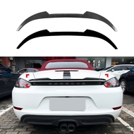 Suitable for Porsche 718 Cayman 2016+Blade Style Rear Wing Fixed Wind Wing Spoiler Modification