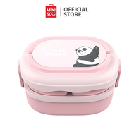 MINISO Bento Box(Stitch/Barbie Food Storage 3 pcs/We Bare Bears Bento Box Ice Bear Panda Grizz/Snoopy