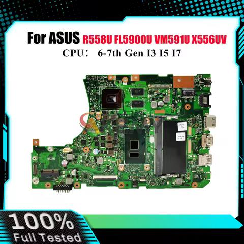 X556UV Laptop Motherboard For ASUS R558U X556UQK FL5900U X556URK X556UJ VM591U X556UF X556U X556UQ M