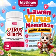 KIYOPAW Anti-Virus Cat Flu Medicine for Severe Cats Caused by Viruses 10 Tablets