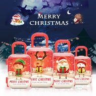 Merry Christmas Gift Mini Trolley XmasTree Ornaments Draw Bar Box for Children Kid New Year for Home Xmas Navidad Natal Gifts