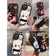 CASE WAVE 3D LOTSO PANDA FOR OPPO A5i A5X A5 2025 A5PRO A3X A3 NFC A60 A79 A18 A38 A58 A78 4G 5G A77