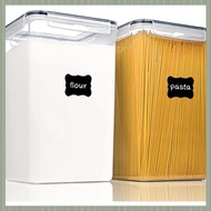 ( S U Z B )2PCS Large Food Storage Containers with Lids Airtight 6.5L, for Flour, Sugar, Baking Supp