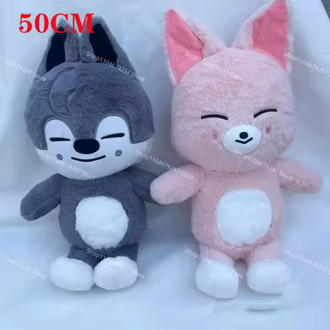Skzoo plush toys Straykids plush animals wolf fox bear duck SKZ kpop plush dolls Kawaii children's t